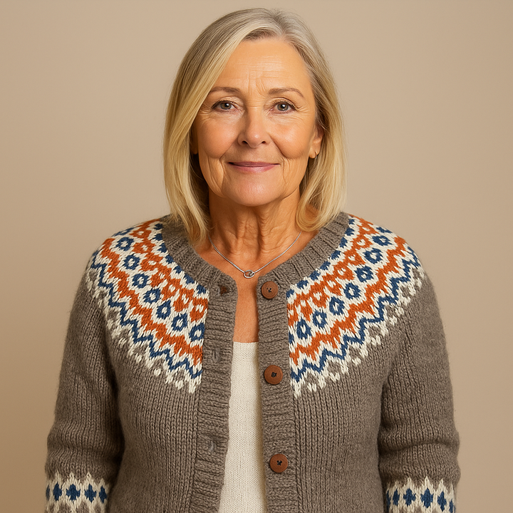 Nordova - Klassisk Isländsk Ull Cardigan
