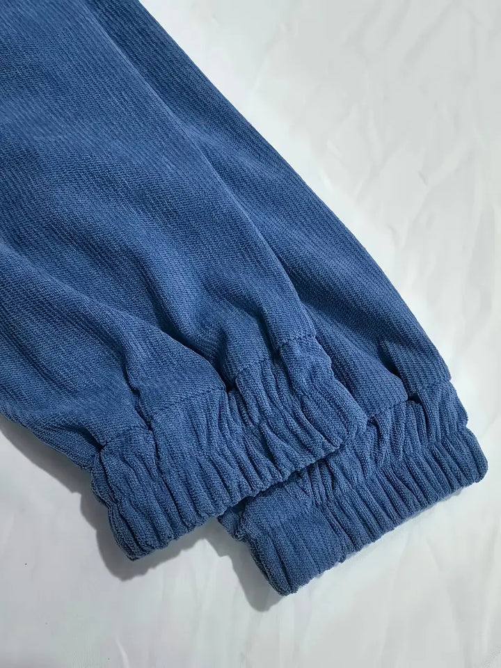 Caroline™ | Cordjacka med dragkedja