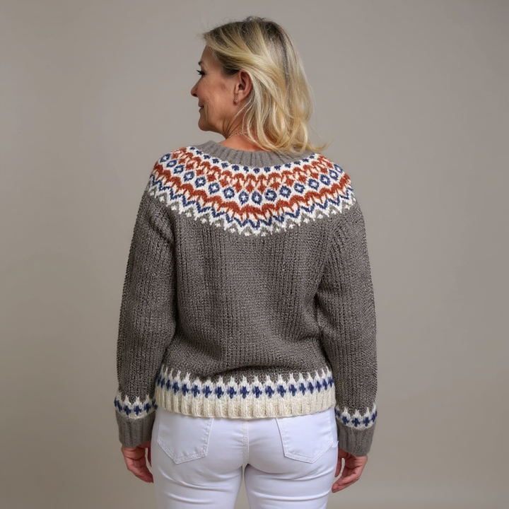 Nordova - Klassisk Isländsk Ull Cardigan